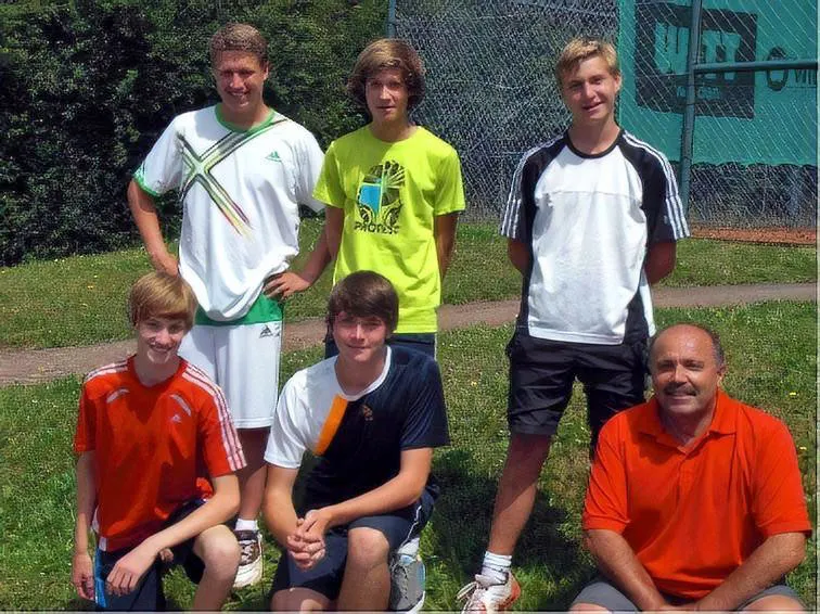 Der männliche TCW-Nachwuchs in der Bezirksliga